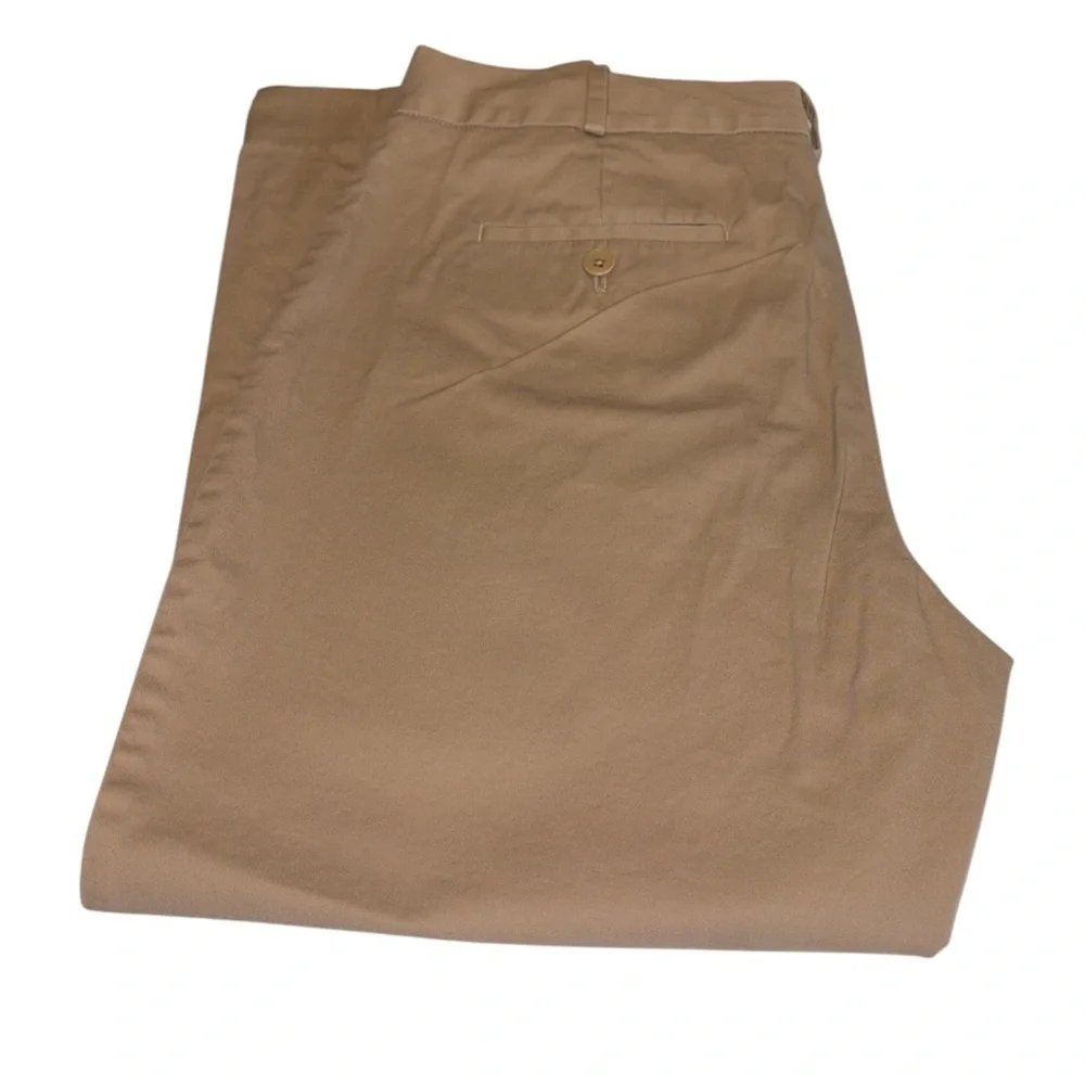 Talbots pants curvy straight leg slide button/zip closure flat front size 10